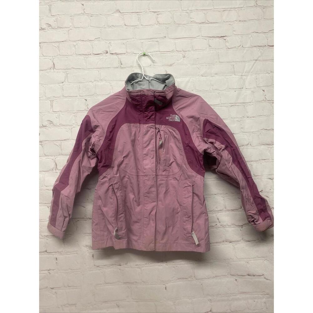 The North Face Girls Hyvent Jacket Size M Pink Purple Mauve Coat Lightweight